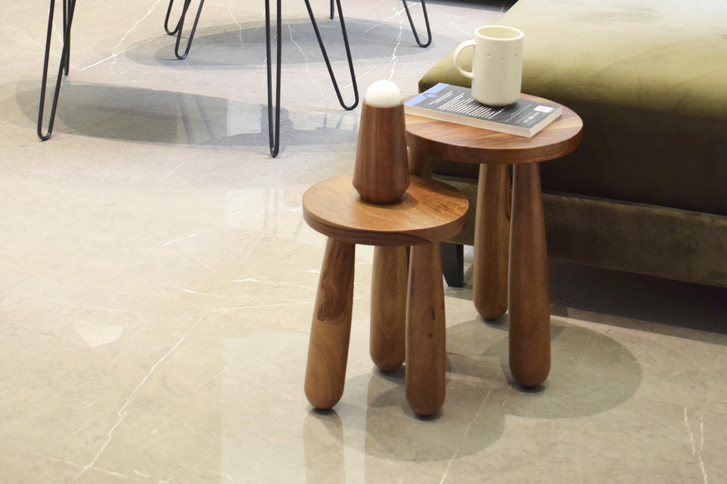 Teardrop Stool - set of 2