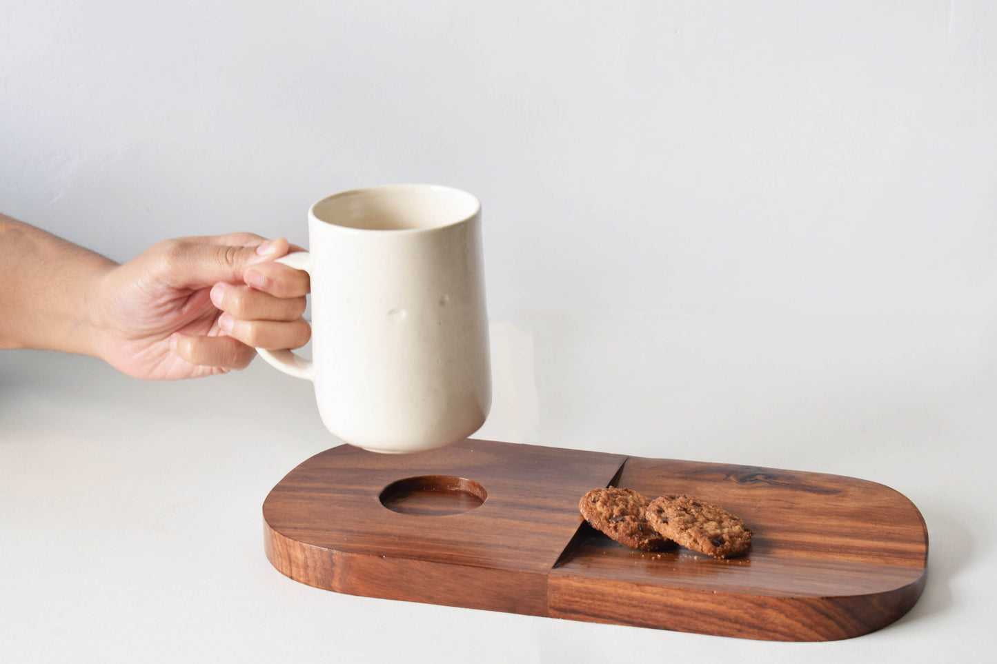 Cookie mug with tray 